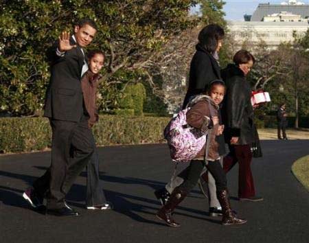 دختران اوباما (تصویری)