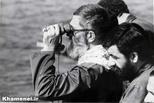 مقام معظم رهبری درزمان جنگ در خیلج فارس