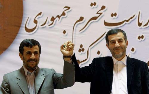 محمود احمدی نژاد و اسفندیار رحیم مشایی
