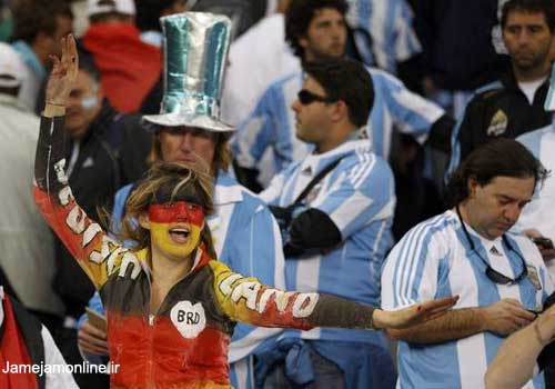 تصاویر: دیدنی‌ترین چهره‌های جام جهانی www.TAFRIHI.com