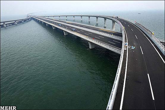 تصاویر: طولانی ترین پل دنیا به طول 42 کیلومتر 1