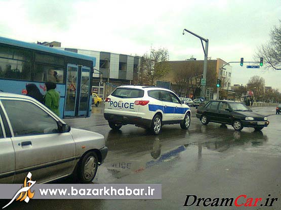 خودرو آمریکایی پلیس تبریز +تصاوير