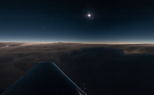 کسوف نادر از امریکا تا سوریه