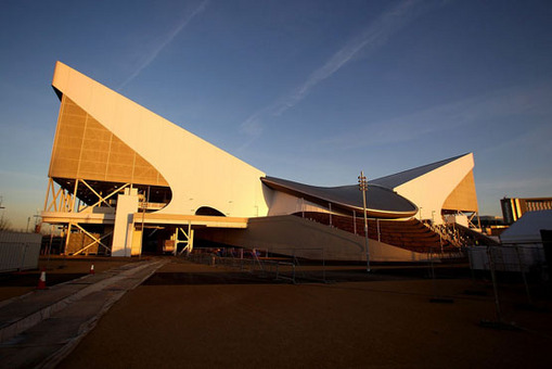 نمای بیرونی ورزشگاه ورزش های آبی المپیک 2012 Clive Rose/Getty Images 