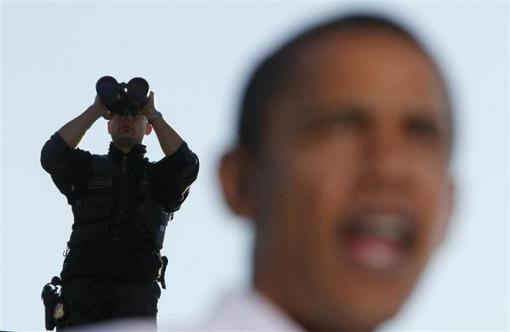 11 اکتبر 2008: سخنرانی انتخاباتی اوباما در فیلادلفیا
REUTERS/Jim Young