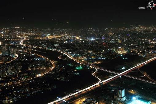 تصاویردیدنی از شب های تهران از فراز برج میلاد