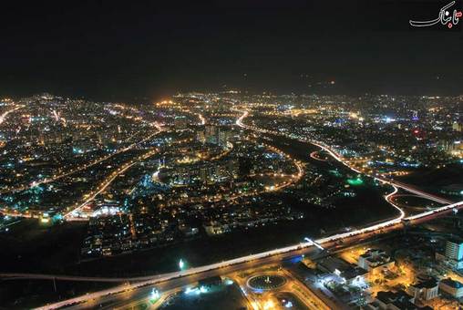 تصاویردیدنی از شب های تهران از فراز برج میلاد