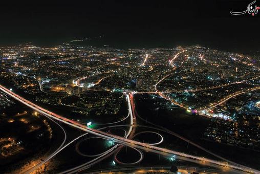 تصاویردیدنی از شب های تهران از فراز برج میلاد
