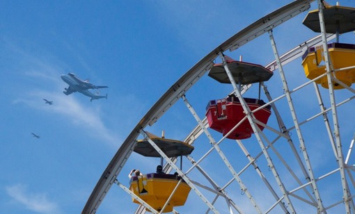 چرخ و فلک سانتا مونیکا (AP Photo/Pacific Park, Brandon Wise)
