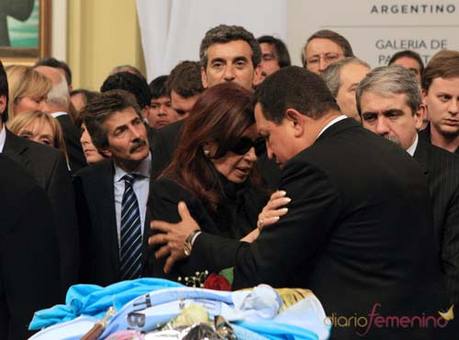 در مراسم درگذشت همسر رئیس جمهور آرژانتین
