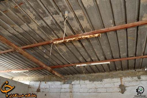 اتاق شكنجه گاه بر روي سقف آن دوربيين مدار بسته نصب شده بود