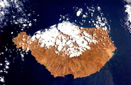 سانتیگو در مجموعه جزایری کوچک بنام Cape Verde