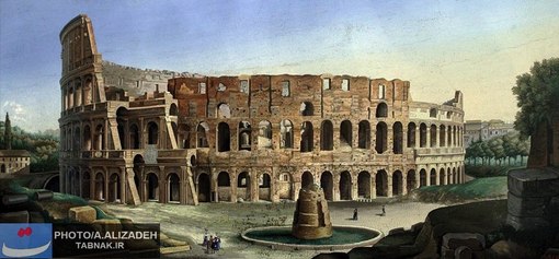 تابلویی که با چیدن هزاران موزائیک بسیار کوچک، این چنین زیبا به نظر می رسد