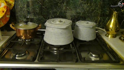 استفاده از ظروف سالم و سنتی به جای ظروف مضر و صنعتی در آشپزخانه منزلشان