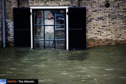 سیل ماه ژانویه در هلند