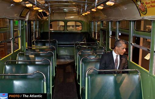 باراک اوباما در موزه هنری فورد در میشیگان