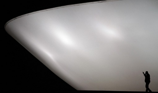  نمایی از ساختمان کنگره ملی برزیل، یکی از کارهای معروف نیمایر.