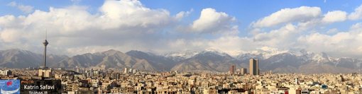 پانورامای شمال شهر و دامنه های البرز