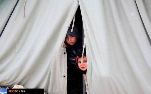 کمپ پناهجویان سوری در لبنان