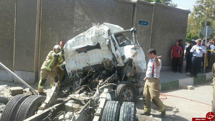 حوادث واقعی حوادث تهران تصادف وحشتناک در ایران تصادف در تهران اخبار تصادف آجودانیه