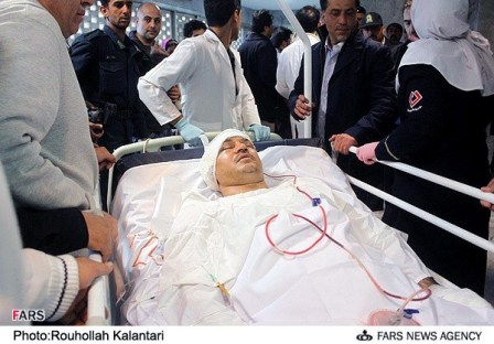 تصاویر علی دایی در بیمارستان لاله تهران
