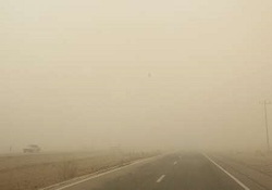 طوفان شن در شمال سیستان و بلوچستان