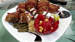 طرز تهیه دلمه بال مرغ سوخاری
