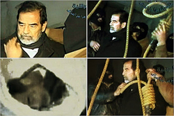 جسد صدام حسین طعمه سگ‌ها شد!