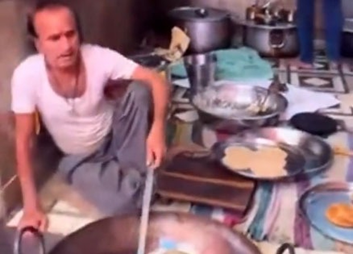 حرکت موش‌ها در ظروف حین آشپزی!