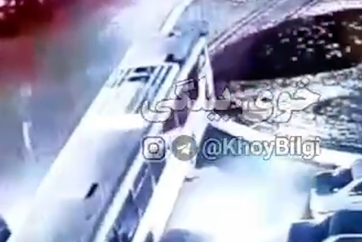 لحظه سکته راننده اتوبوس پشت فرمان