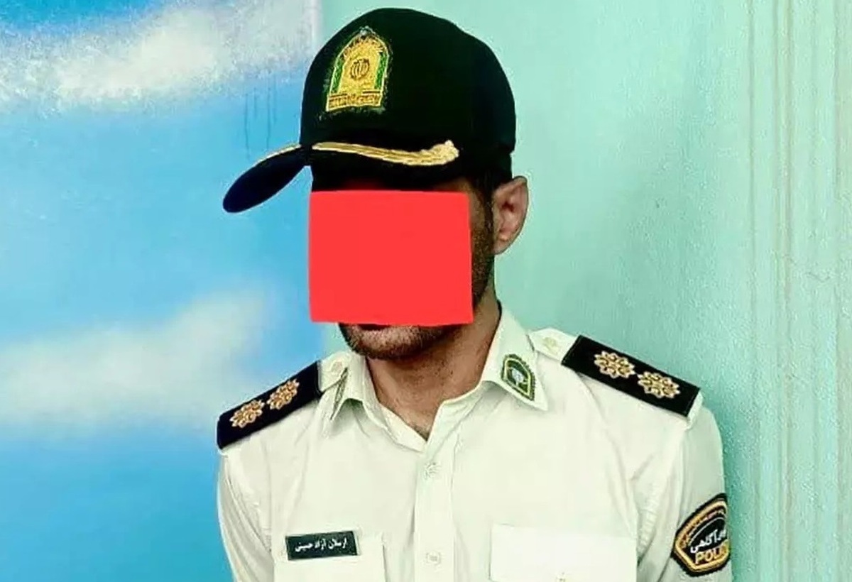 این مرد با لباس پلیس و اسلحه اخاذی می‌کرد