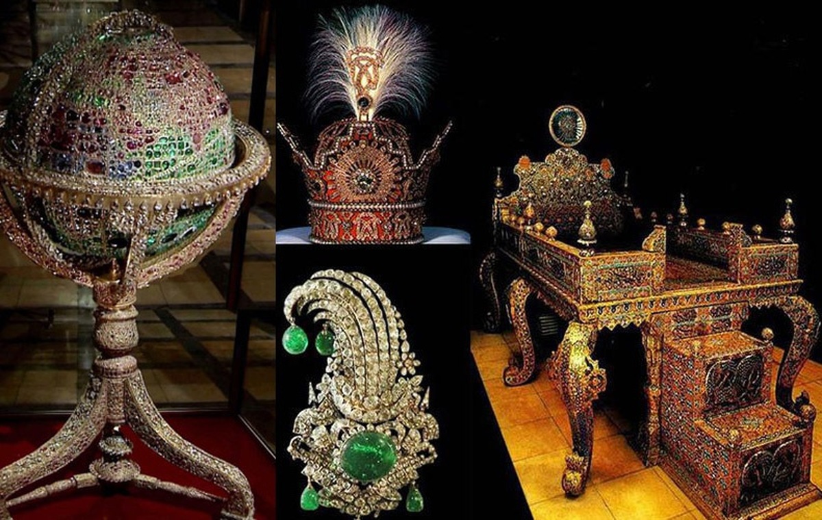 گنجینه جواهرات ملی ایران از نمای نزدیک