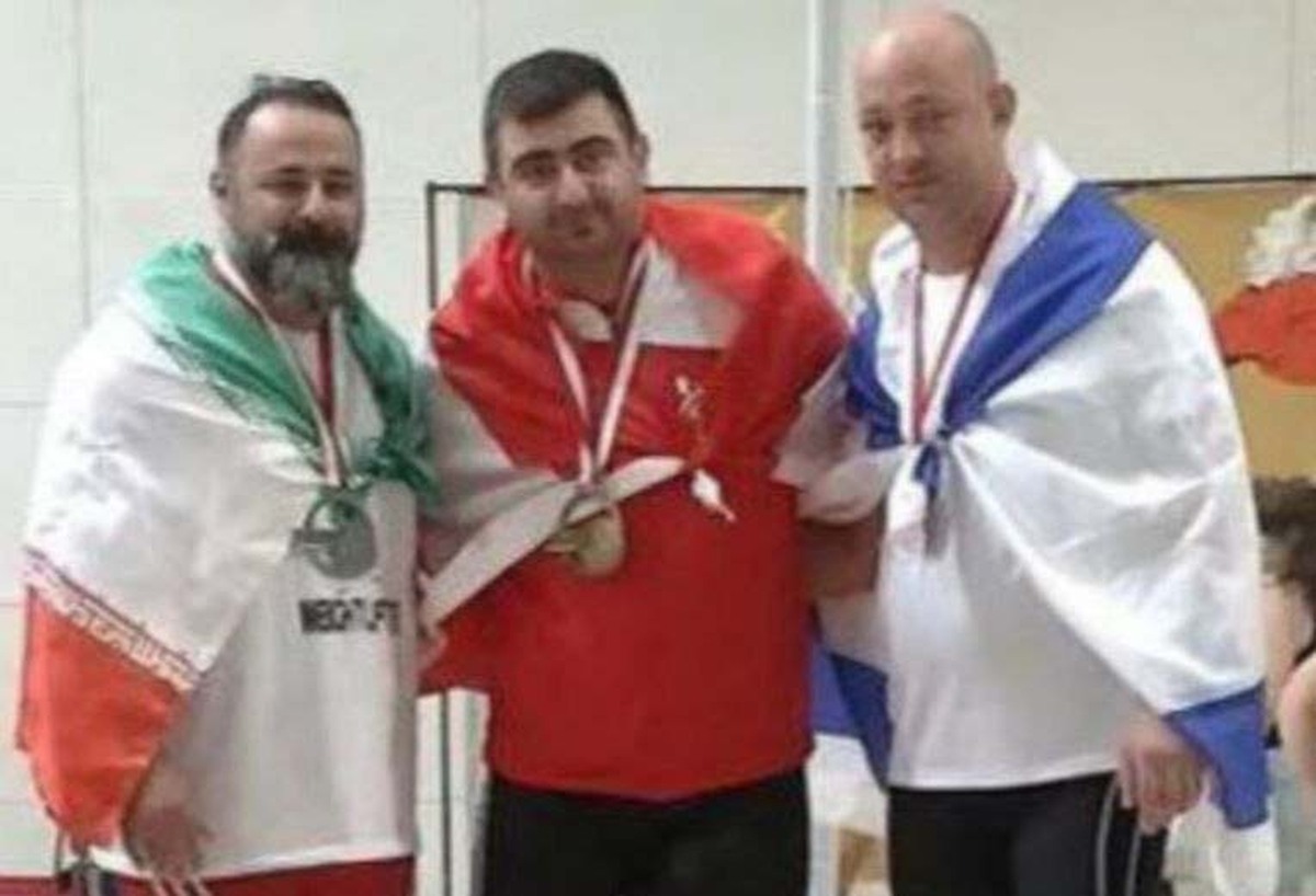 لحظات خوش و بش وزنه‌بردار ایرانی و اسرائیلی!