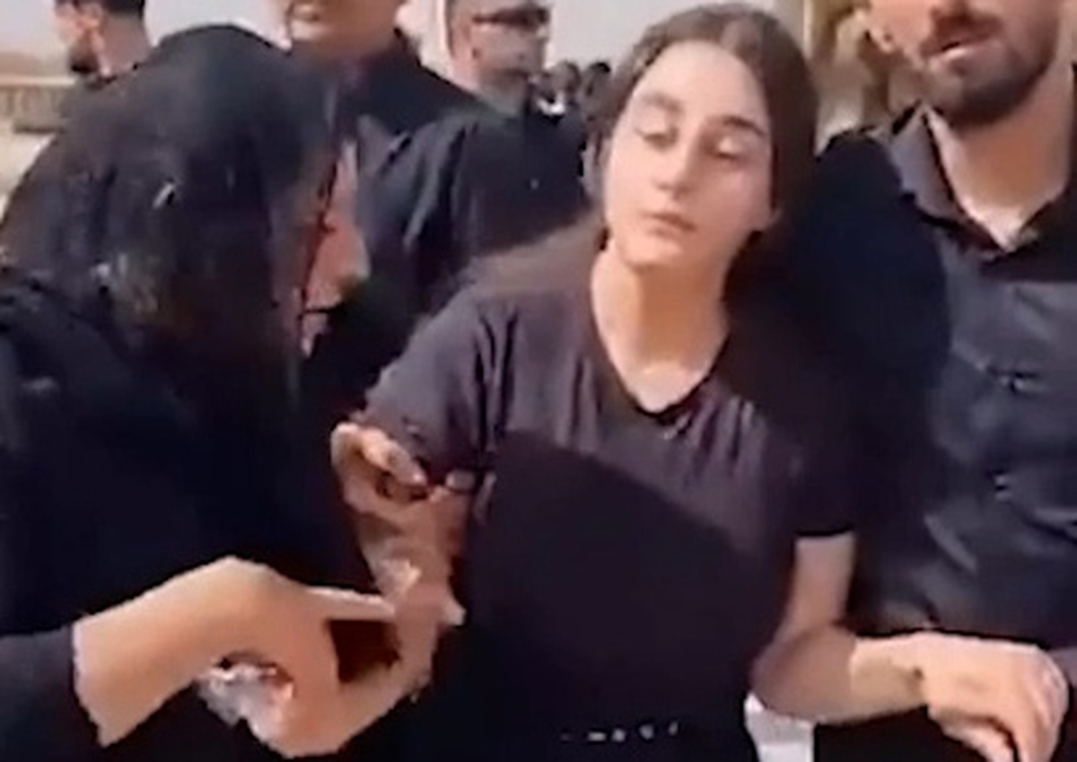 گریه دلخراش عروس داغدیده