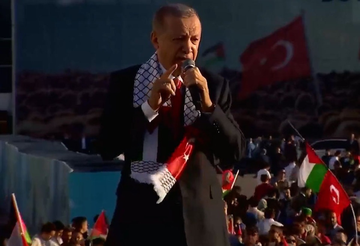 رفتار ریاکارانه اردوغان در قبال فلسطین