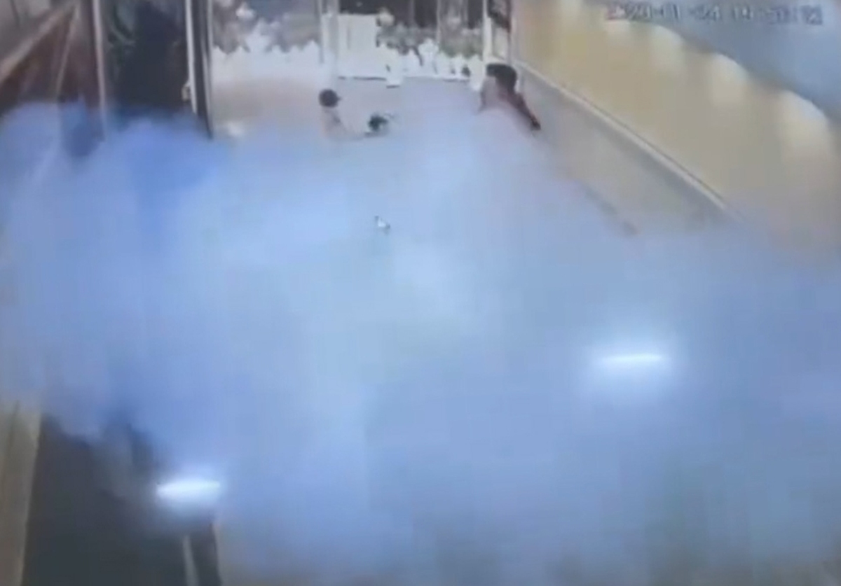 لحظات سرقت ناکام از یک طلافروشی