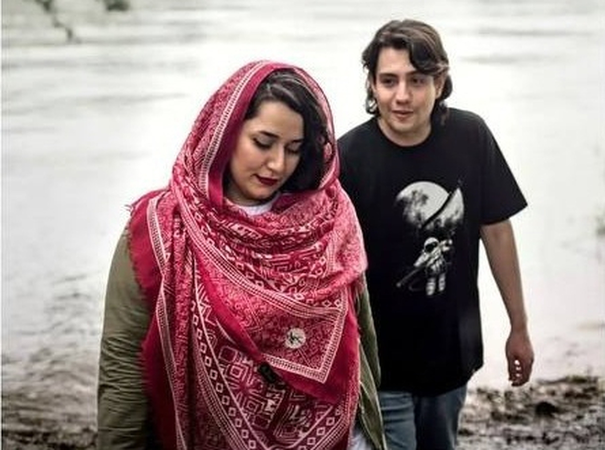 مکالمه عاشقانه امیر کاظمی و همسرش روی آنتن زنده