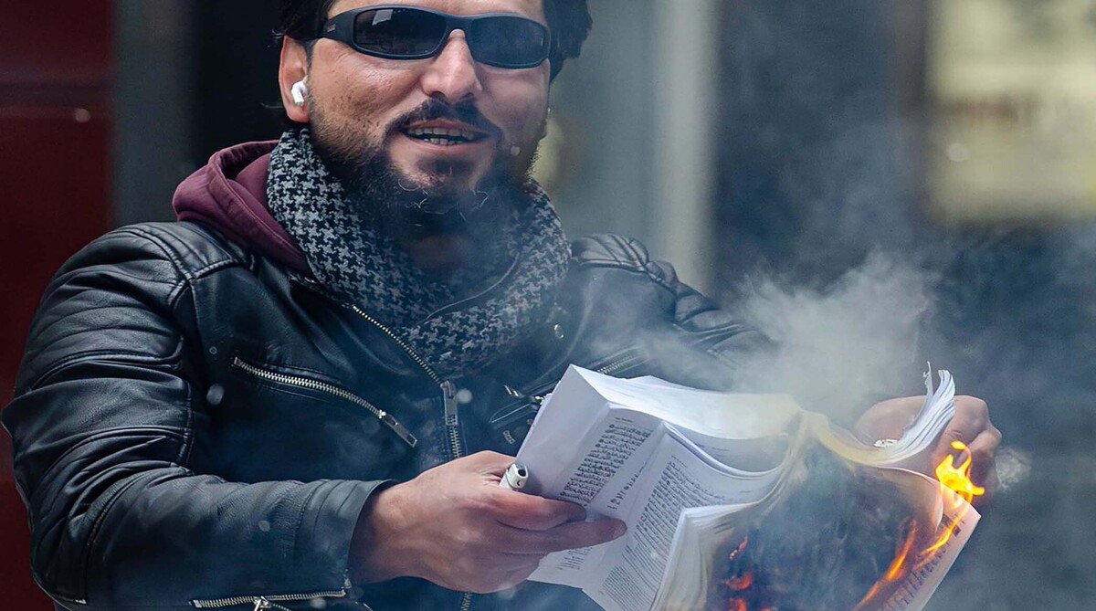 لحظه کشتن عامل آتش زدن قرآن