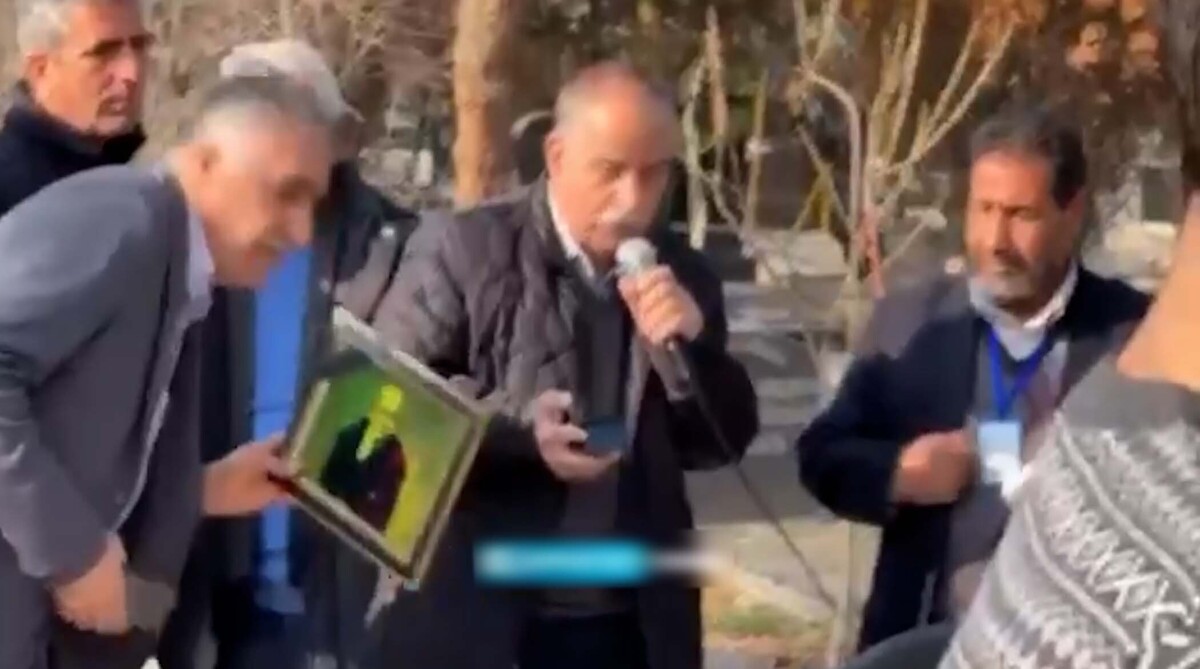 مراسم خاکسپاری ابراهیم نبوی در تهران