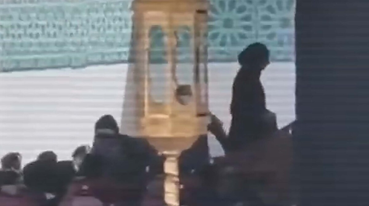 تصاویر محمد الجولانی در درون کعبه