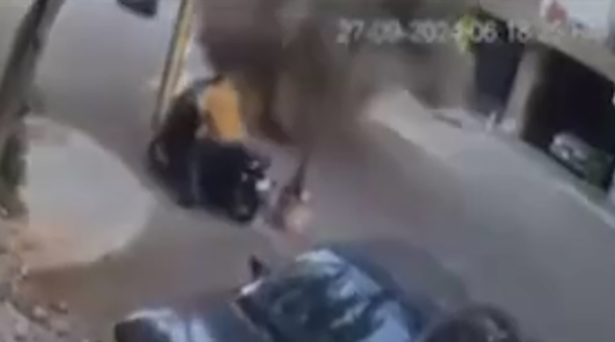 لحظه ورود بمب سنگرشکن به پناهگاه سید حسن نصرالله