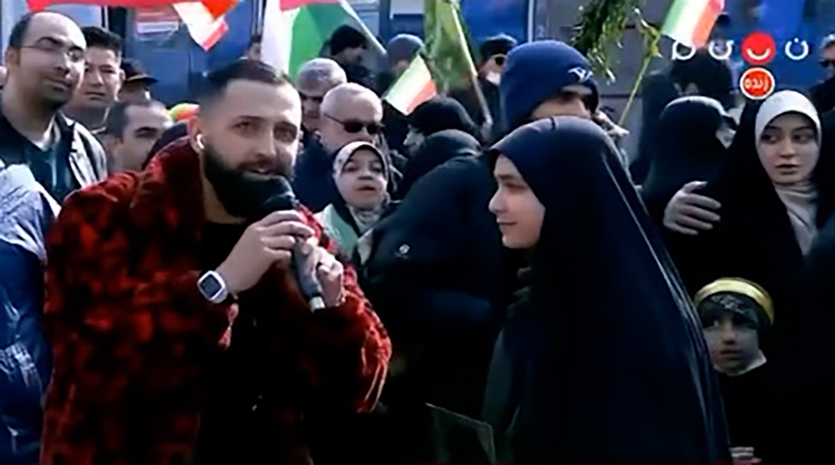ویدیوی خبرساز محسن افشانی از راهپیمایی 22 بهمن
