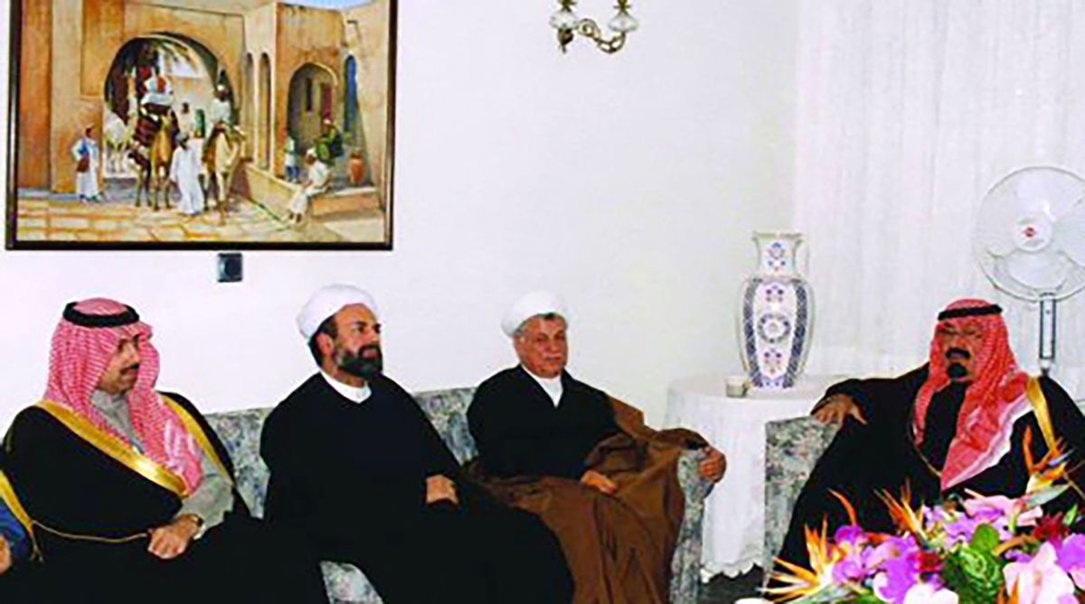 پادشاه عربستان در خانه هاشمی رفسنجانی!