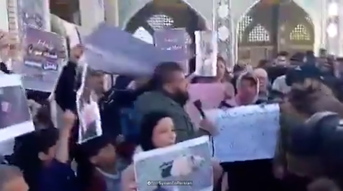 لبيک يا خامنه‌ای، لبيک يا سيستانی شیعیان سوریه