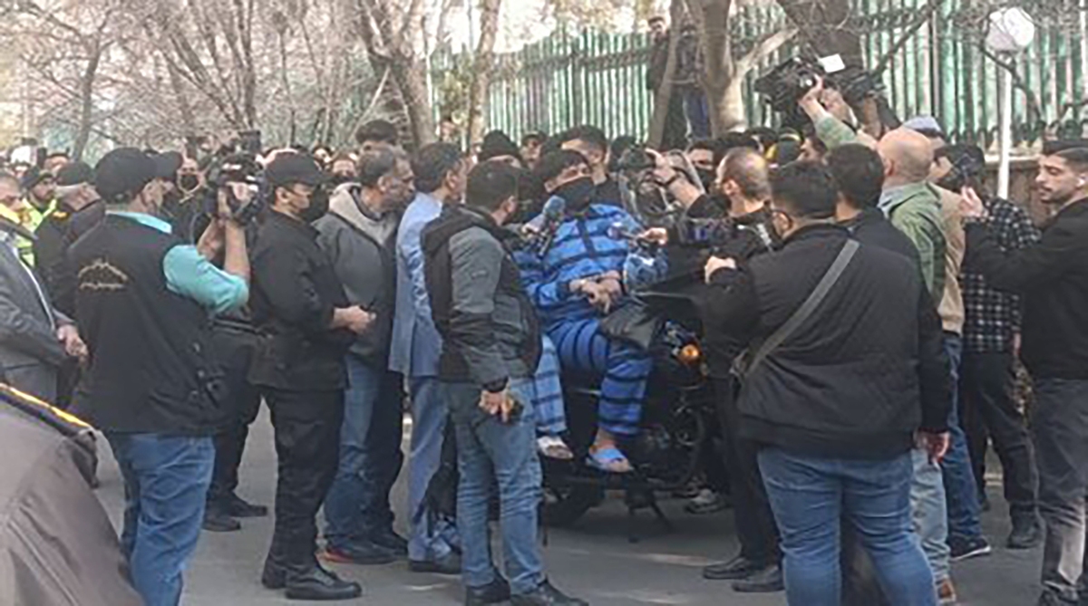ویدیوی بازسازی صحنه قتل دانشجوی دانشگاه تهران