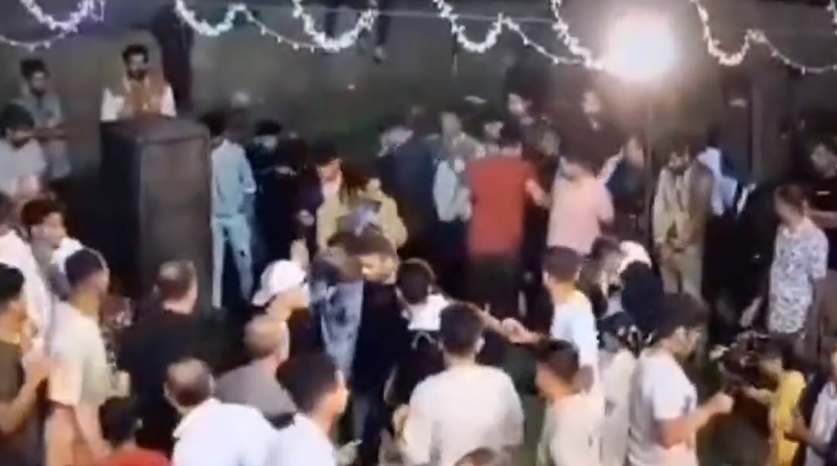 لحظه کشته شدن یک نفر بر اثر تیراندازی در عروسی