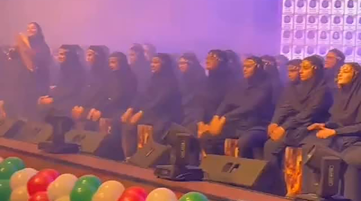 جشن جنجالی دختران دبیرستانی با عرفان طهماسبی