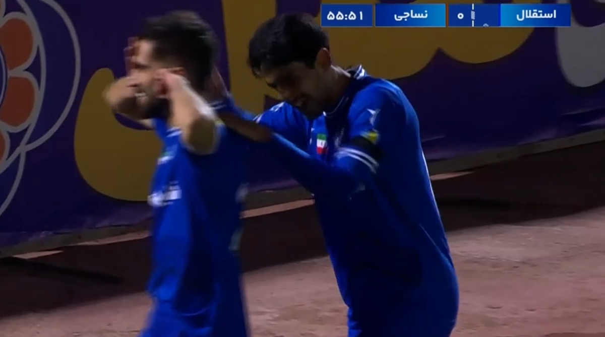 خلاصه بازی استقلال 1 - نساجی 0