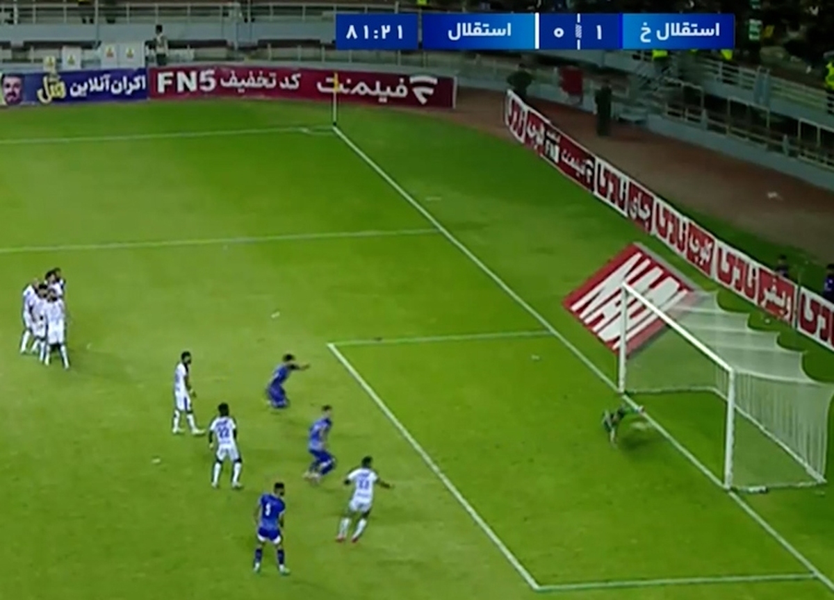 خلاصه بازی استقلال خوزستان 1 - استقلال 0