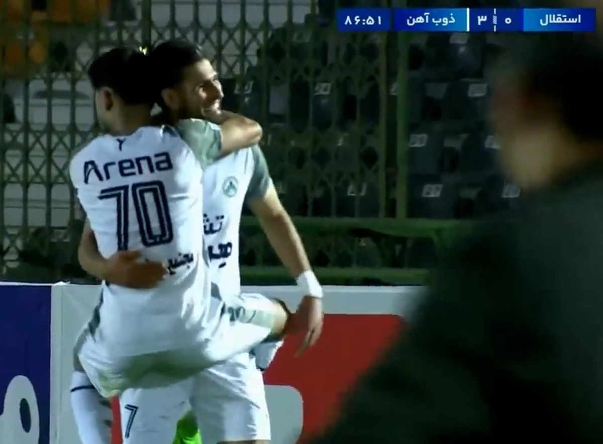 خلاصه بازی استقلال 0 - ذوب آهن 3